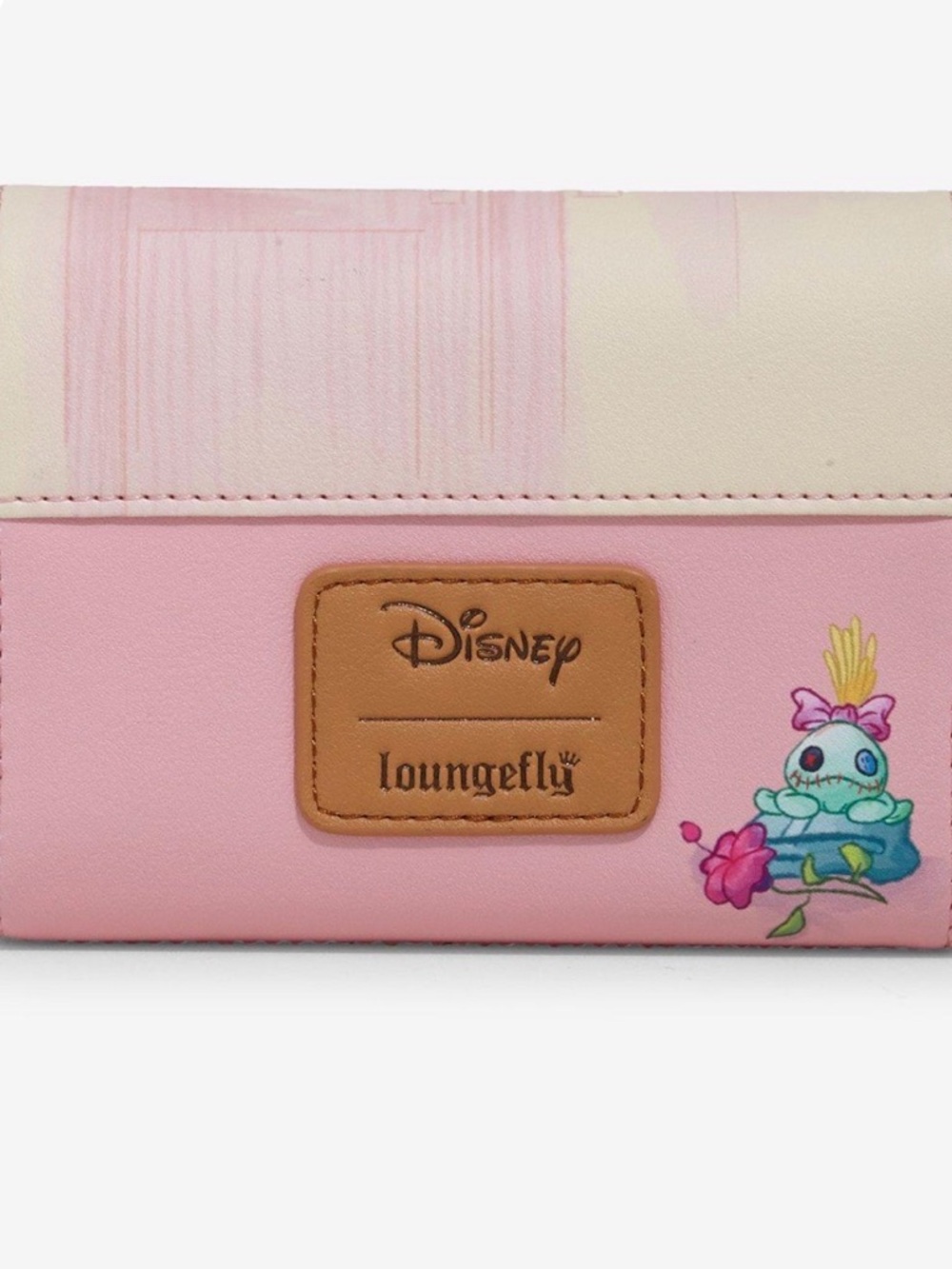 Loungefly Pink Stitch & Angel Mini Wallet - Picture 2 of 4